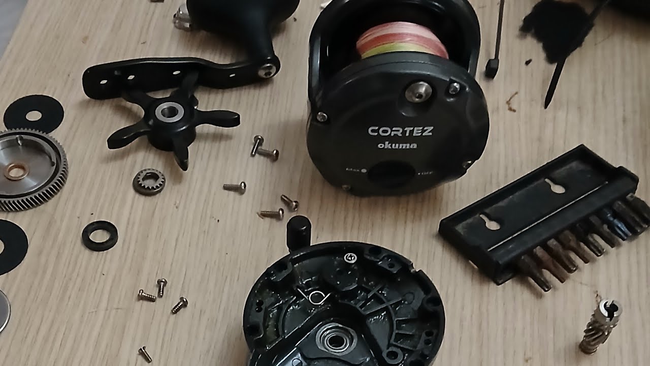 Okuma Cortez cz10csa maintenance, συντήρηση μηχανισμού ψαρέματος!fishing tips!