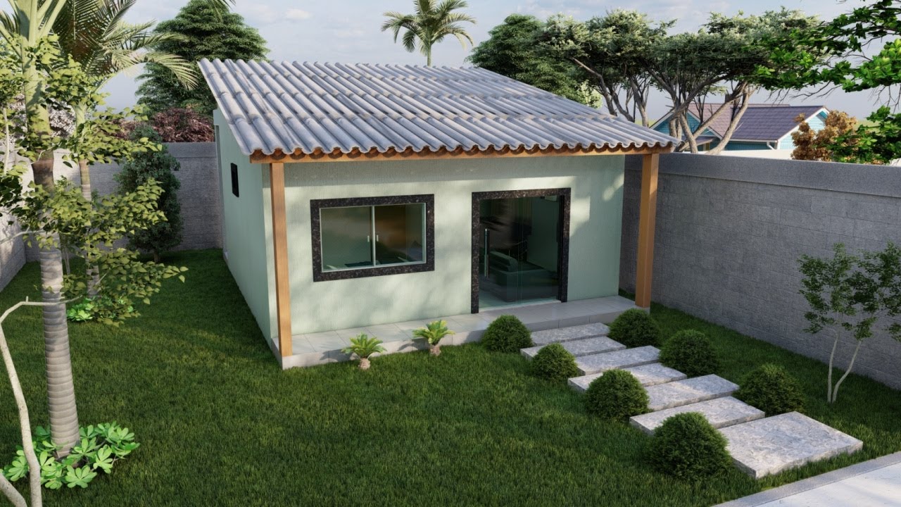 casa pequena meia agua | CASA MEIA AGUA COM DOIS DORMITORIOS |