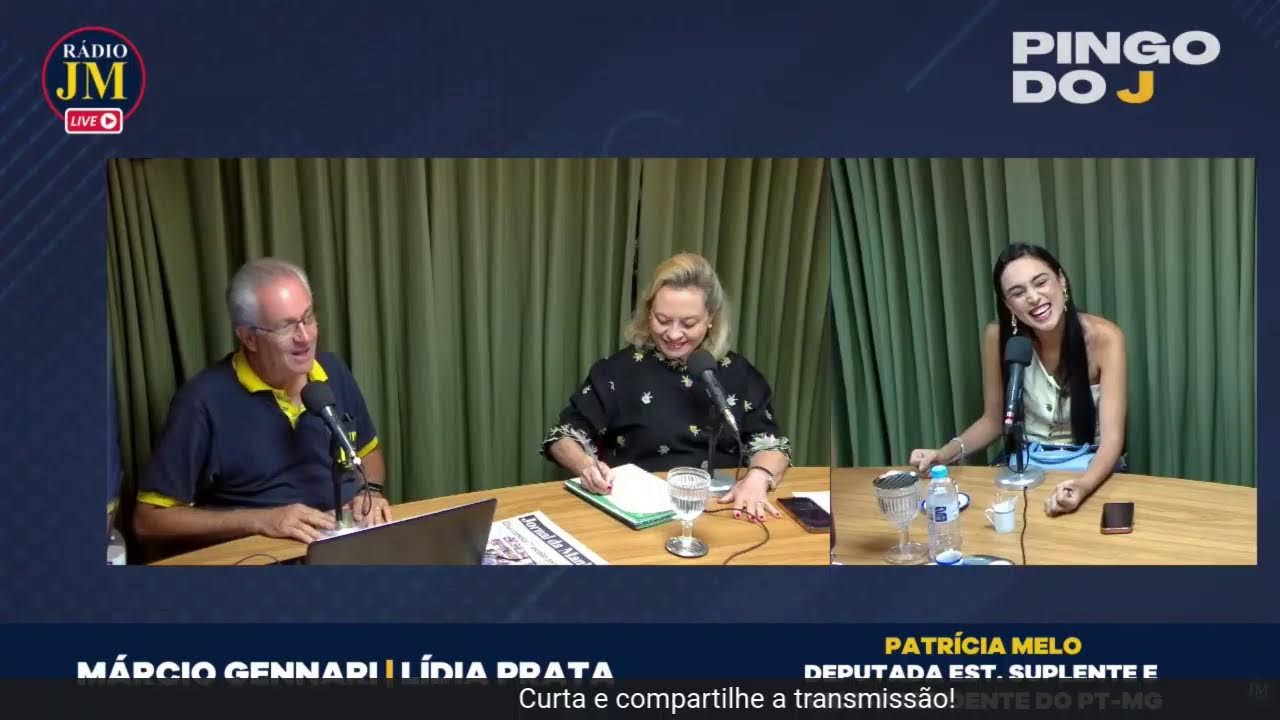 AO VIVO | Patrícia Melo na Rádio JM – Política, Minas Gerais e o Brasil de hoje