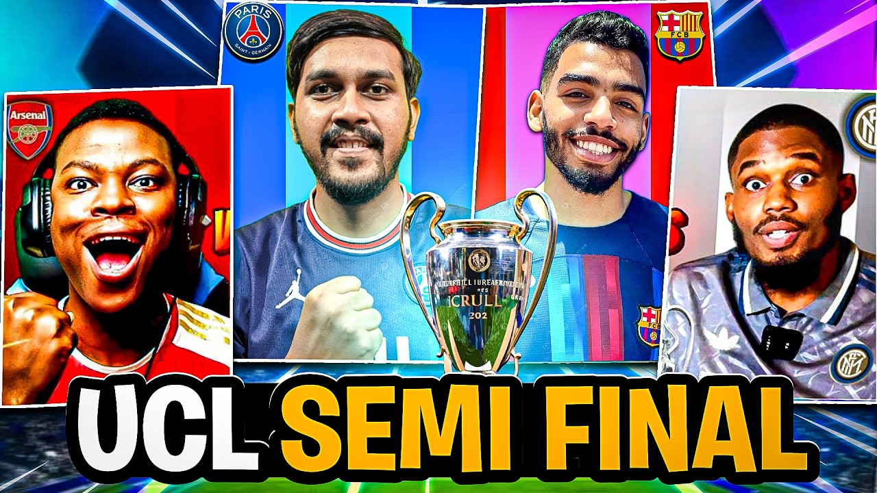 PSG vs ARSENAL LIARS FC vs Mackie Pes HD UCL 2025 Semi-Final 2nd Leg efootball 25 Mobile
