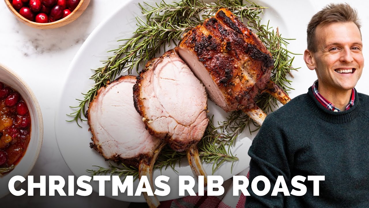 Herb & Garlic Pork Rib Roast | Special Holiday Meal!