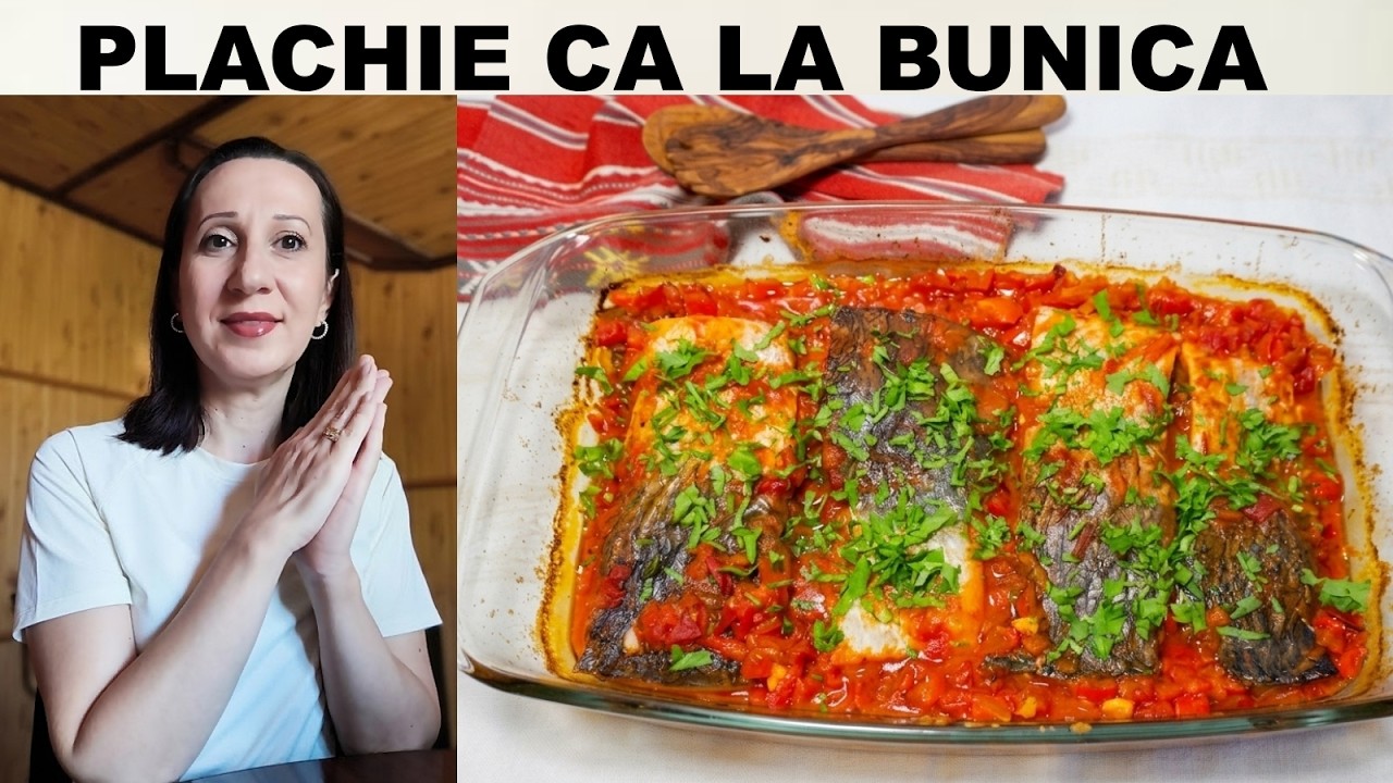 PLACHIE DE PEȘTE (CRAP LA CUPTOR CU LEGUME)