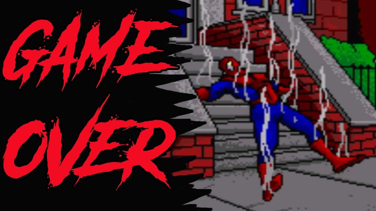 Spider-Man Vs. Kingpin (Sega CD) - All Game Over Scenes