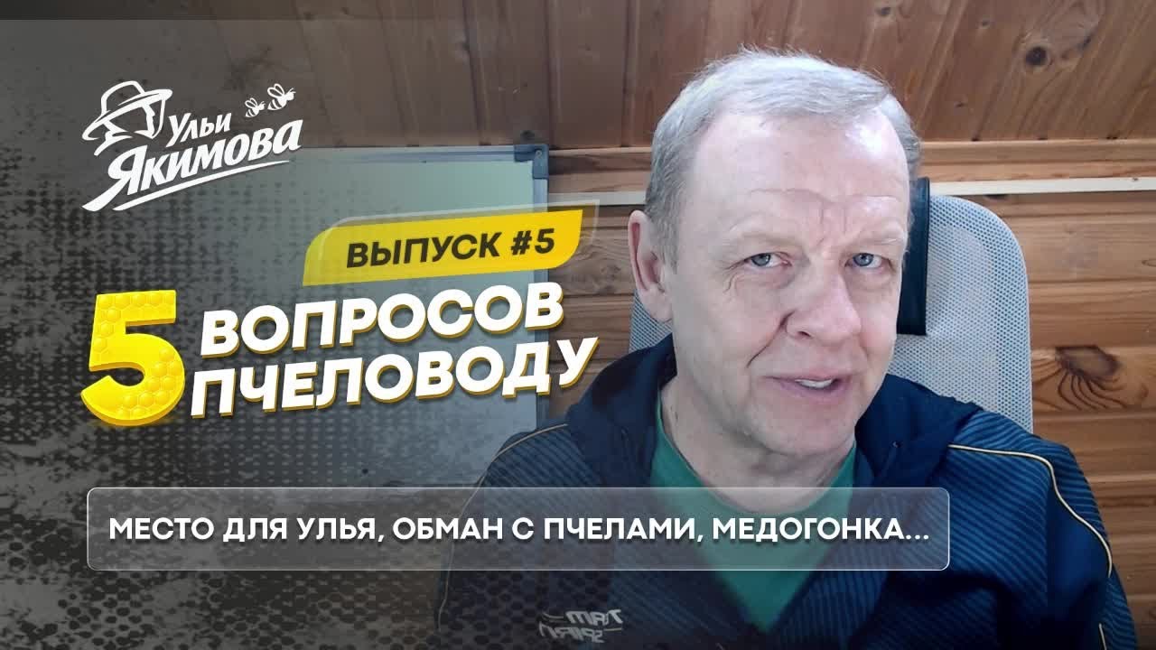 Пять вопросов пчеловоду — Андрей Якимов отвечает. Выпуск №5