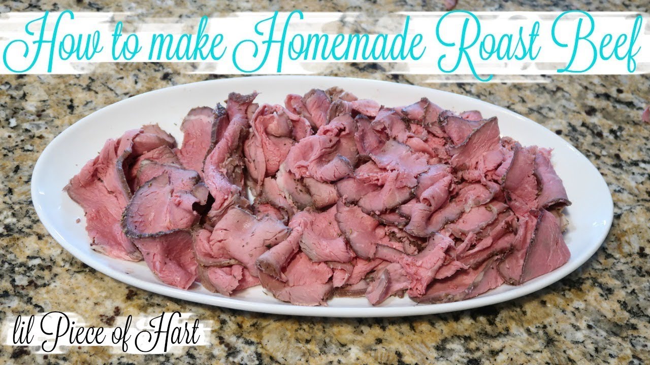 How to Make Homemade Roast Beef Lunch Meat | LOW CARB