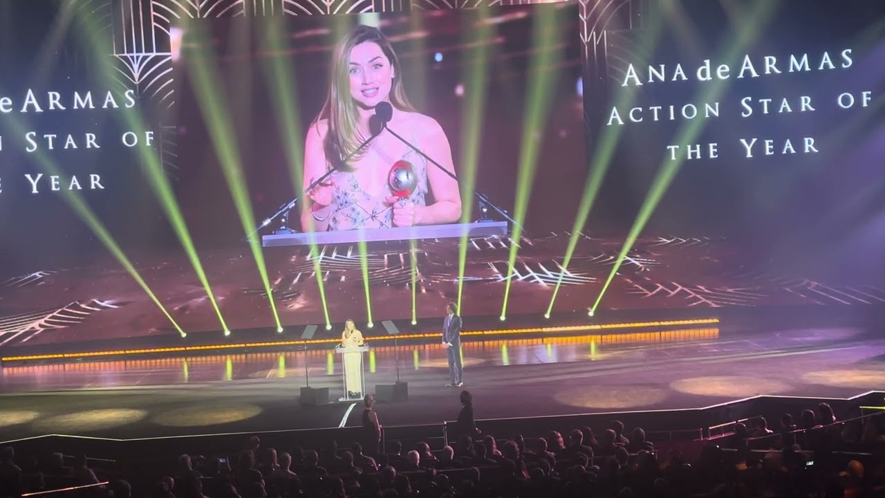 @futurepreviewsllc2791  Ana de Armas (star of “Ballerina”) received “Action Star of the Year”