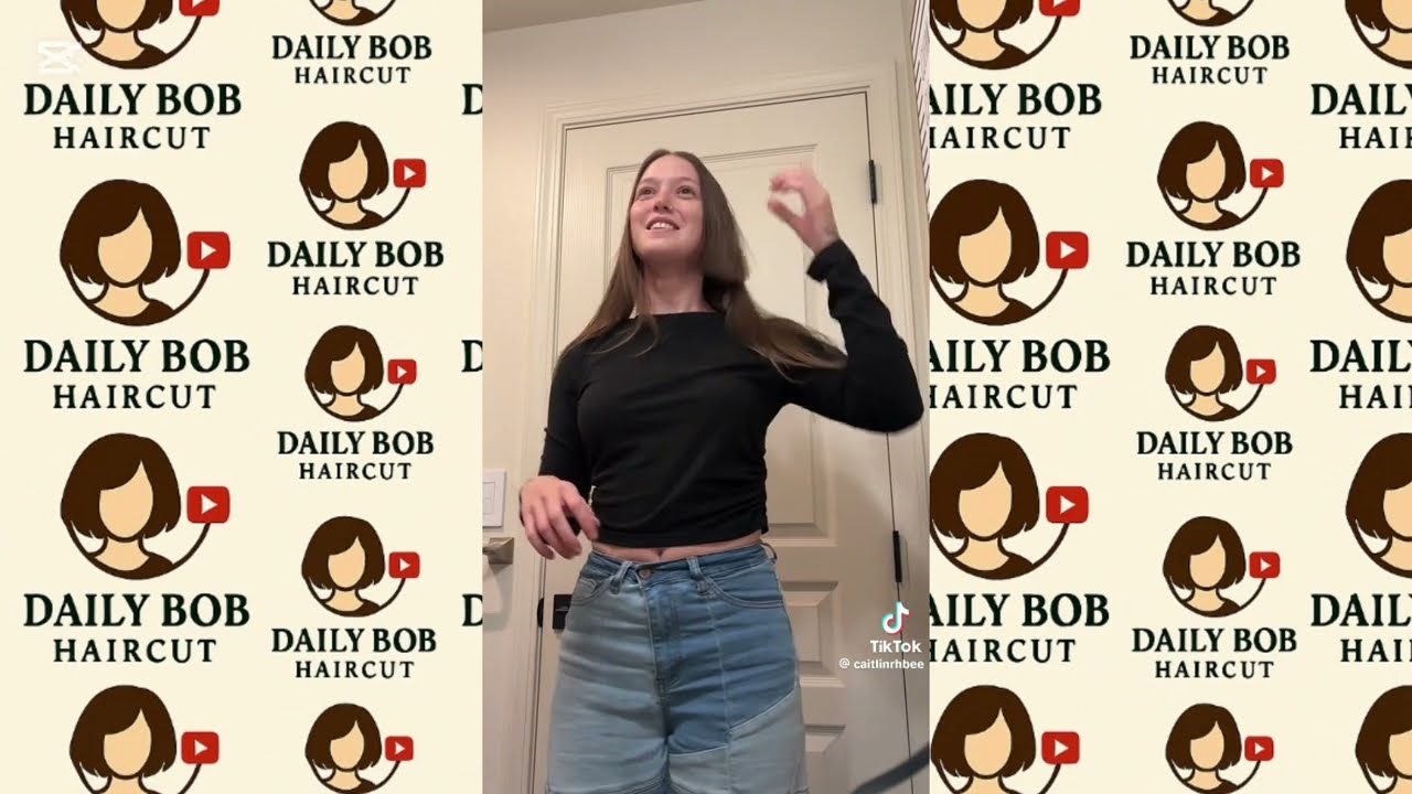She gave herself a REALLY SHORT BOB haircut 