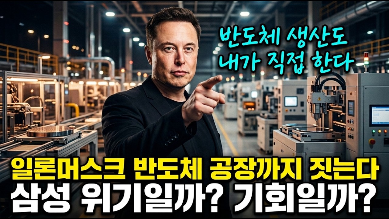 테슬라가 반도체 공장을 짓는다고? 삼성이 긴장하는 진짜 이유