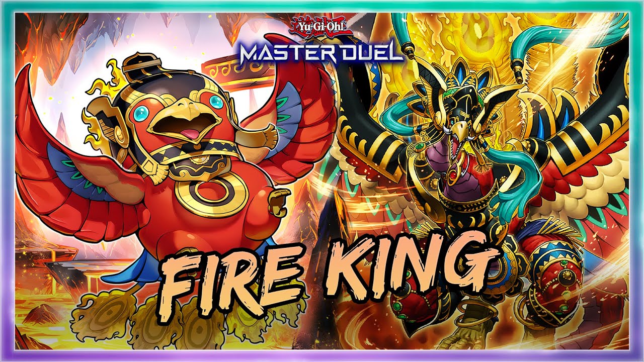 PURE FIRE KING RANKED GAMEPLAY IN YUGIOH MASTER DUEL