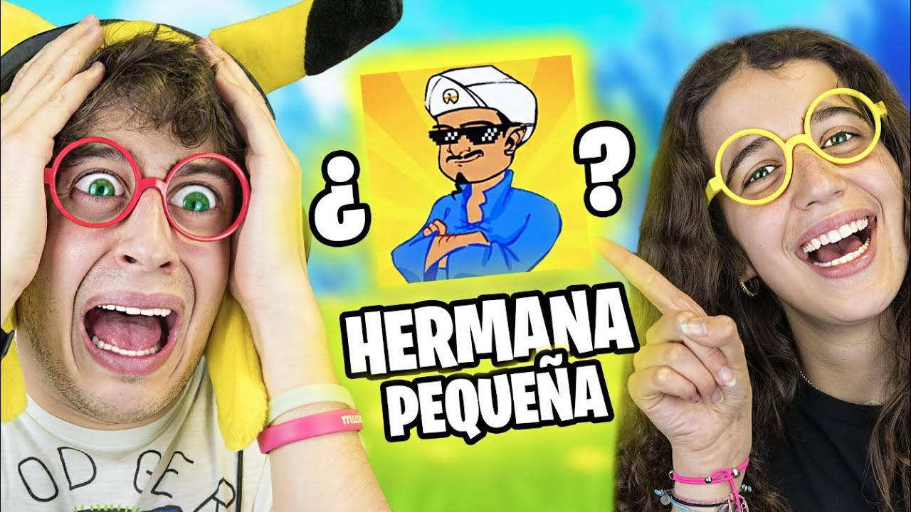 AKINATOR conoce a mi HERMANA PEQUEÑA 😱??? (Puede adivinar su nombre exacto?)