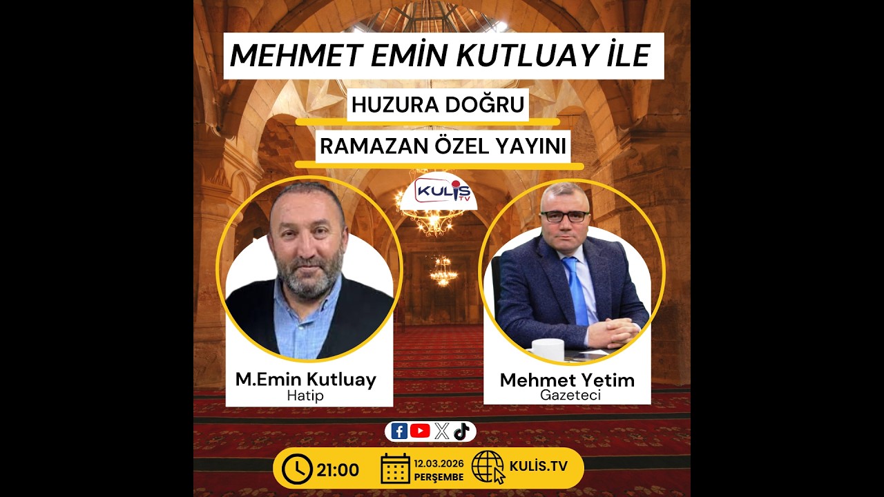 📡 🔴#CANLIYAYIN | Mehmet Emin Kutluay İle Huzura Doğru