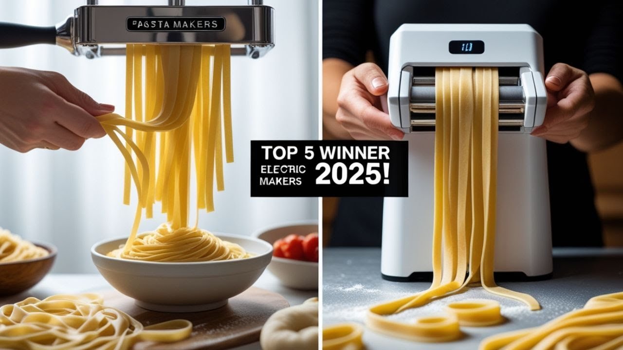 **Топ-5 лучших электрических машинок для приготовления пасты 2025 года 🍝 | Честный обзор и лучшие...