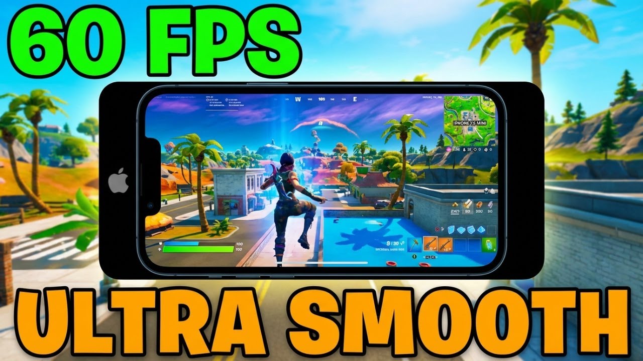 📱iPhone 13 Mini Fortnite Mobile Full Gameplay | Ultra Smooth 60 FPS