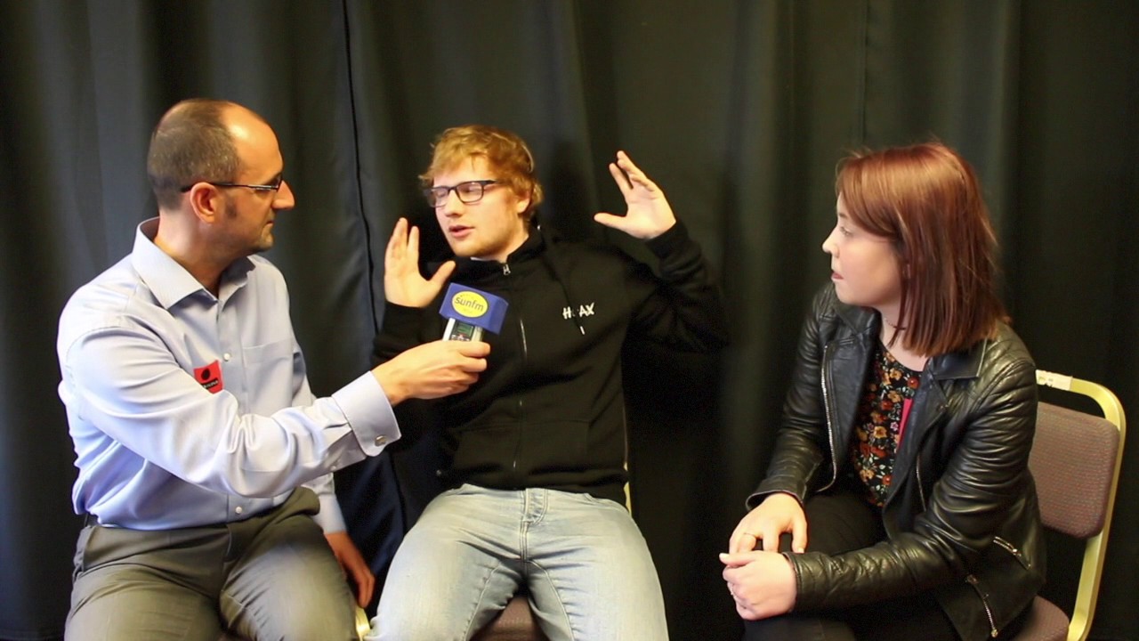 Ed Sheeran meets Simon and Danni