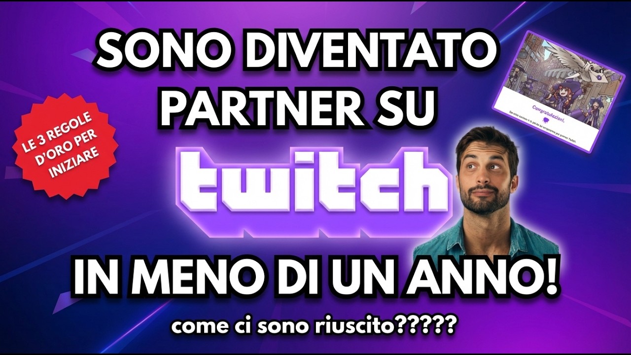 COME DIVENTARE AFFILIATO/PARTNER SU TWITCH NEL 2024??? LE 3 REGOLE D'ORO [TWITCH ITALIA] [TWITCH]