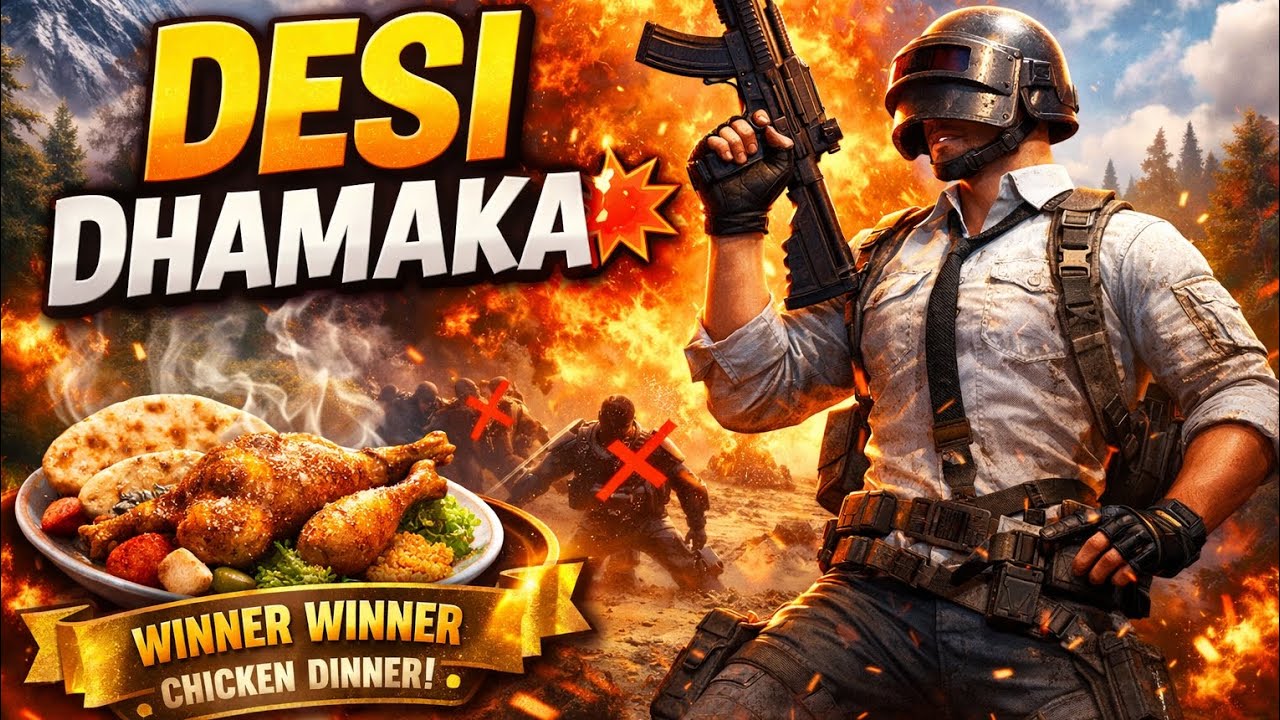 Livik Event Mein Dhamaka 💥 | Full Desi Chicken Dinner 🐔🔥| Pubg Mobile #pubg #pubgm 