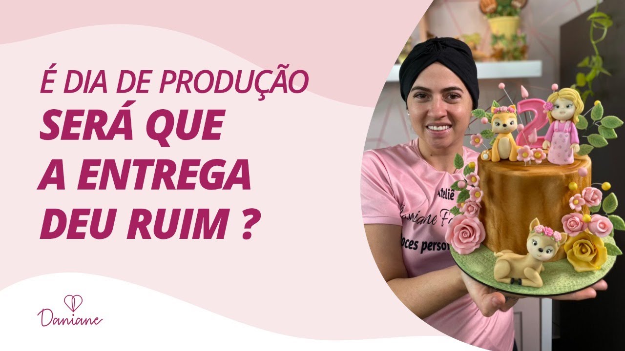 Como entregar um bolo personalizado na pasta de leite em pó