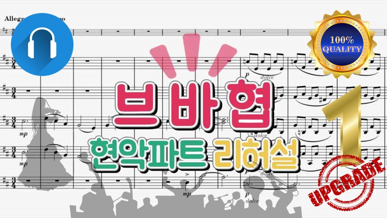 [협연1] 브람스 바이올린 협주곡 1악장 현악파트 전체 연습 (😍솔리스트와 실전 리허설🎶) (Brahms  Violin Concerto 1st Mvt. for Strings)