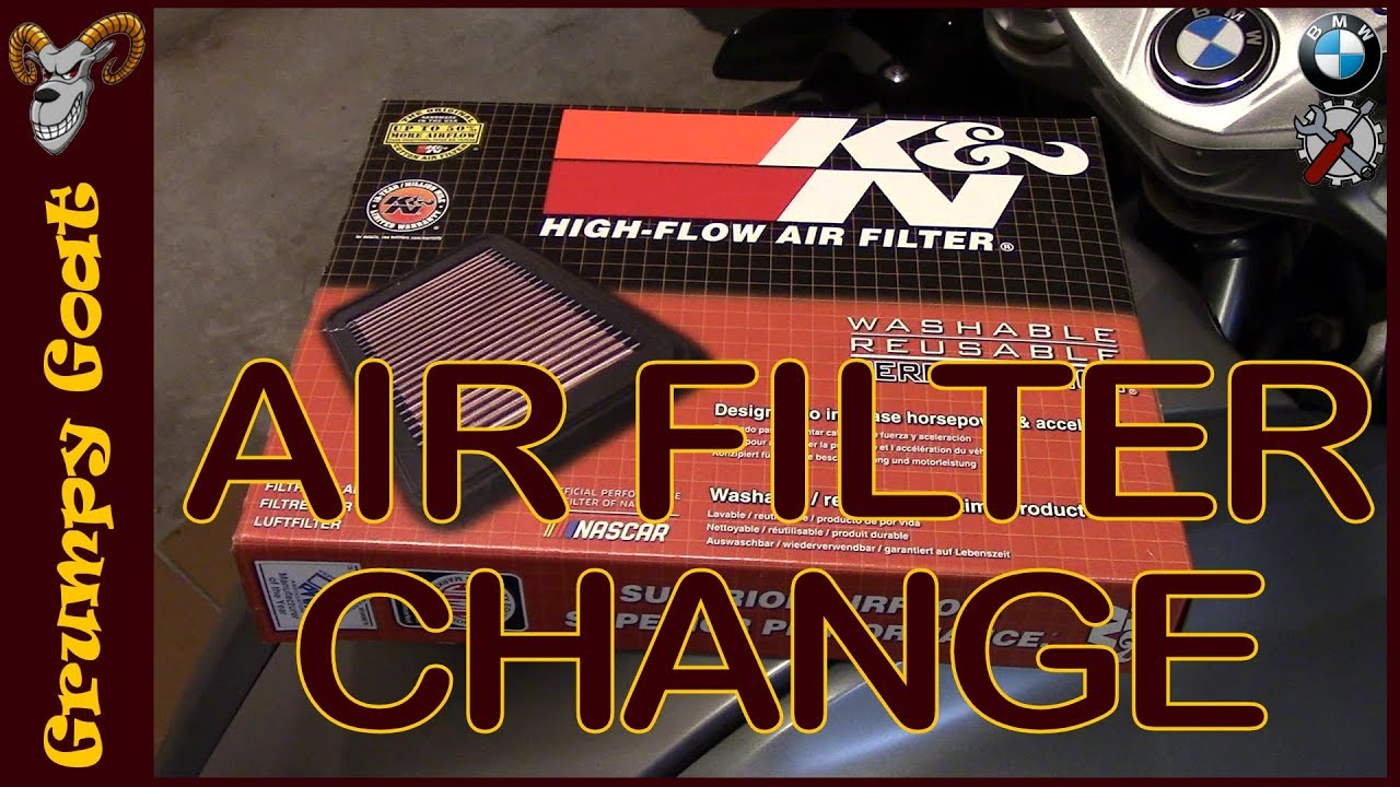 BMW R1200RS Air Filter Change Upgrade to K&N