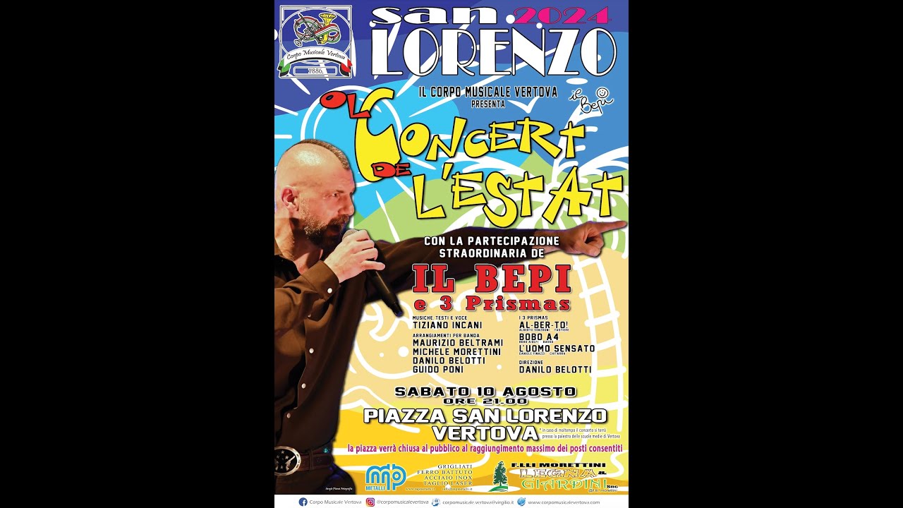 Ol Concert de l'Estat - Bepi & 3 Prismas - Concerto di San Lorenzo 2024
