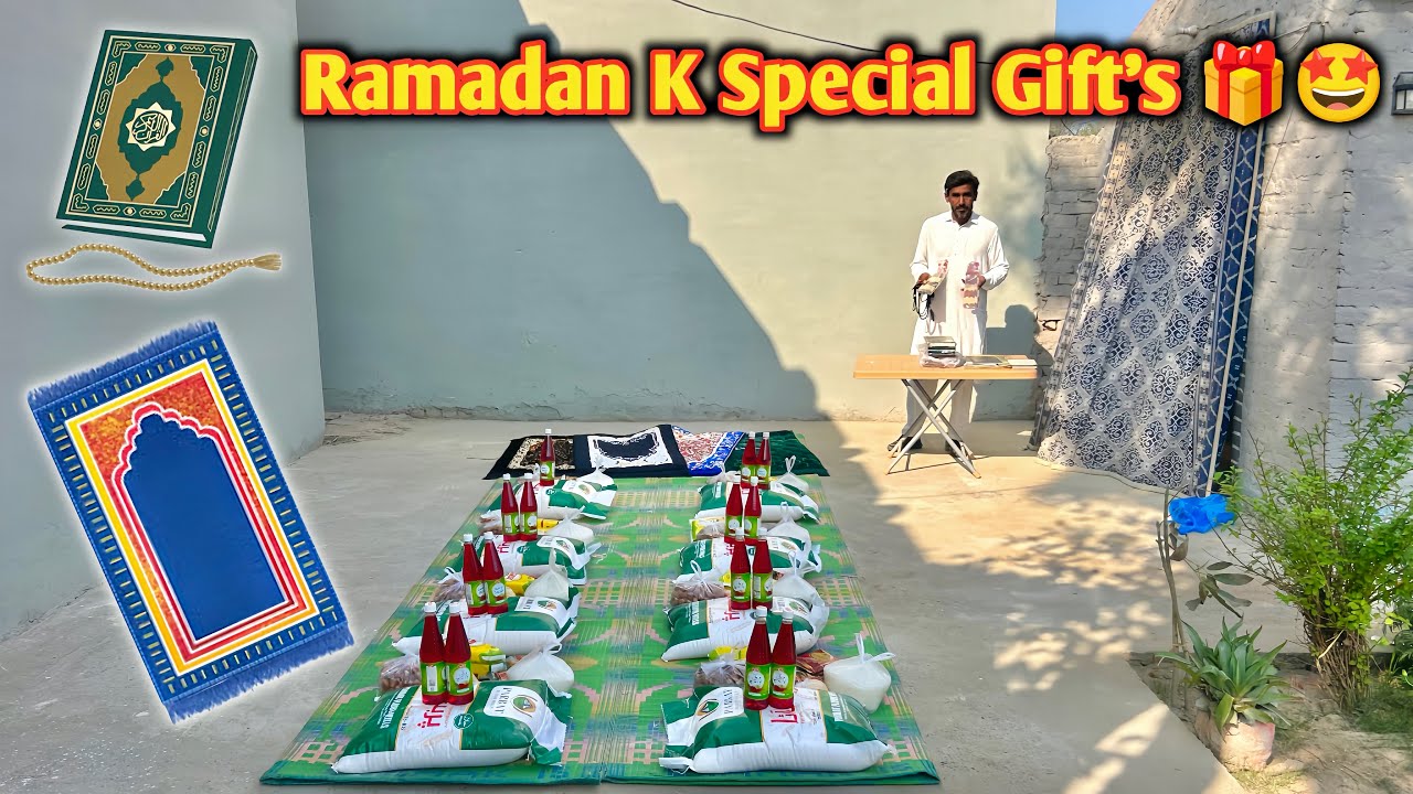 Ramadan K Special Gift’s 🎁🤩|Mubashir Munawar Vlogs|Sadaqat Sial Vlogs|Mintoo Family Vlogs|