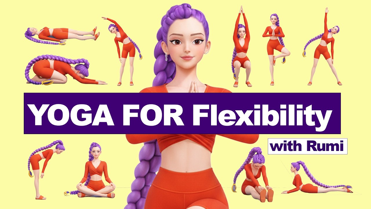 Stretch Like Rumi | Yoga with KPop Demon Hunters | Yoga for Flexibility & Fun i Huntrix