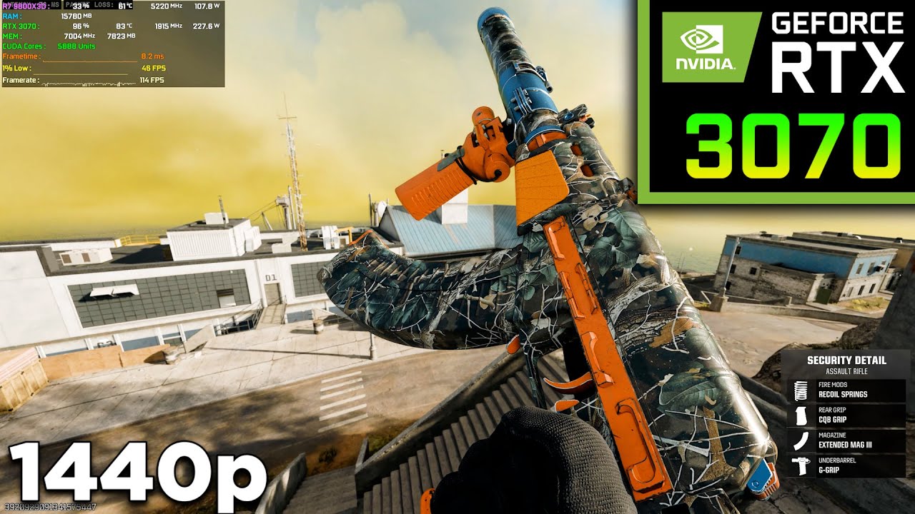 Call of Duty: Warzone | RTX 3070 8GB (Extreme Settings Gameplay in 1440p QHD) | DLSS 4.0 ON