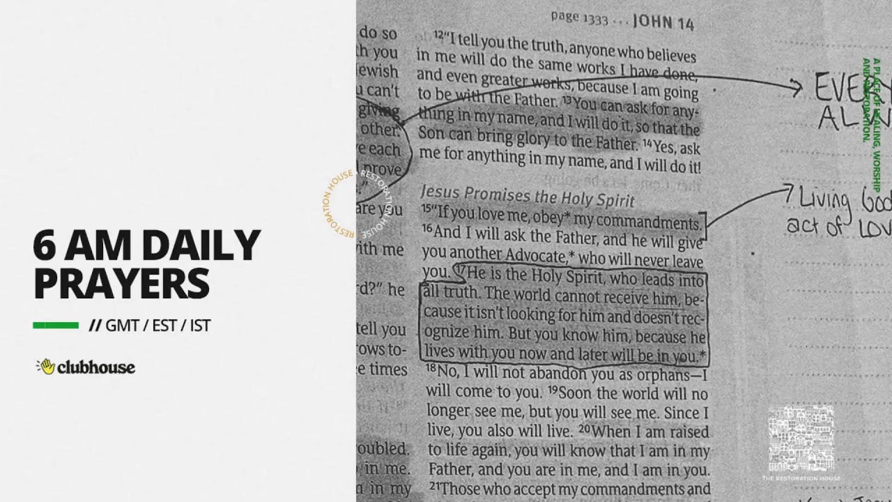 6 AM GMT Morning Prayers | Prayers, Worship, Scripture Reading  | 05/02/2026