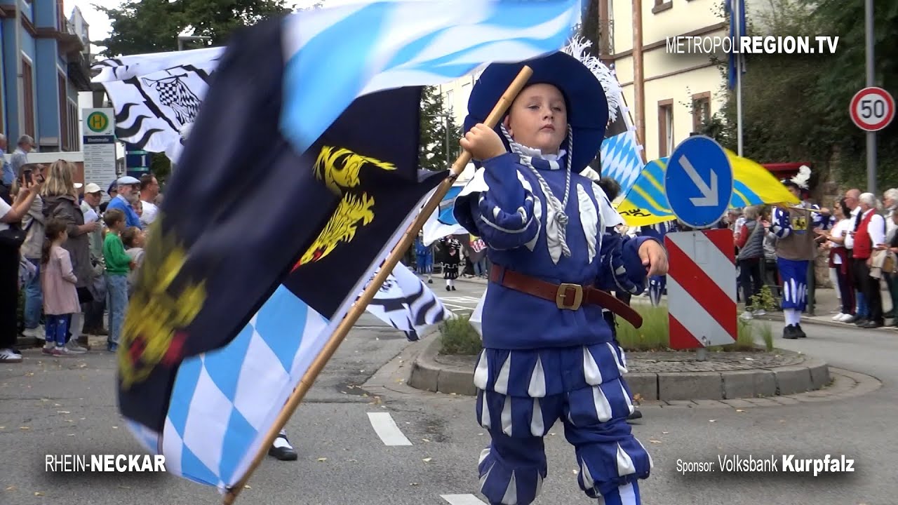 Landesfestumzug zu den Heimattagen 2025 in Weinheim