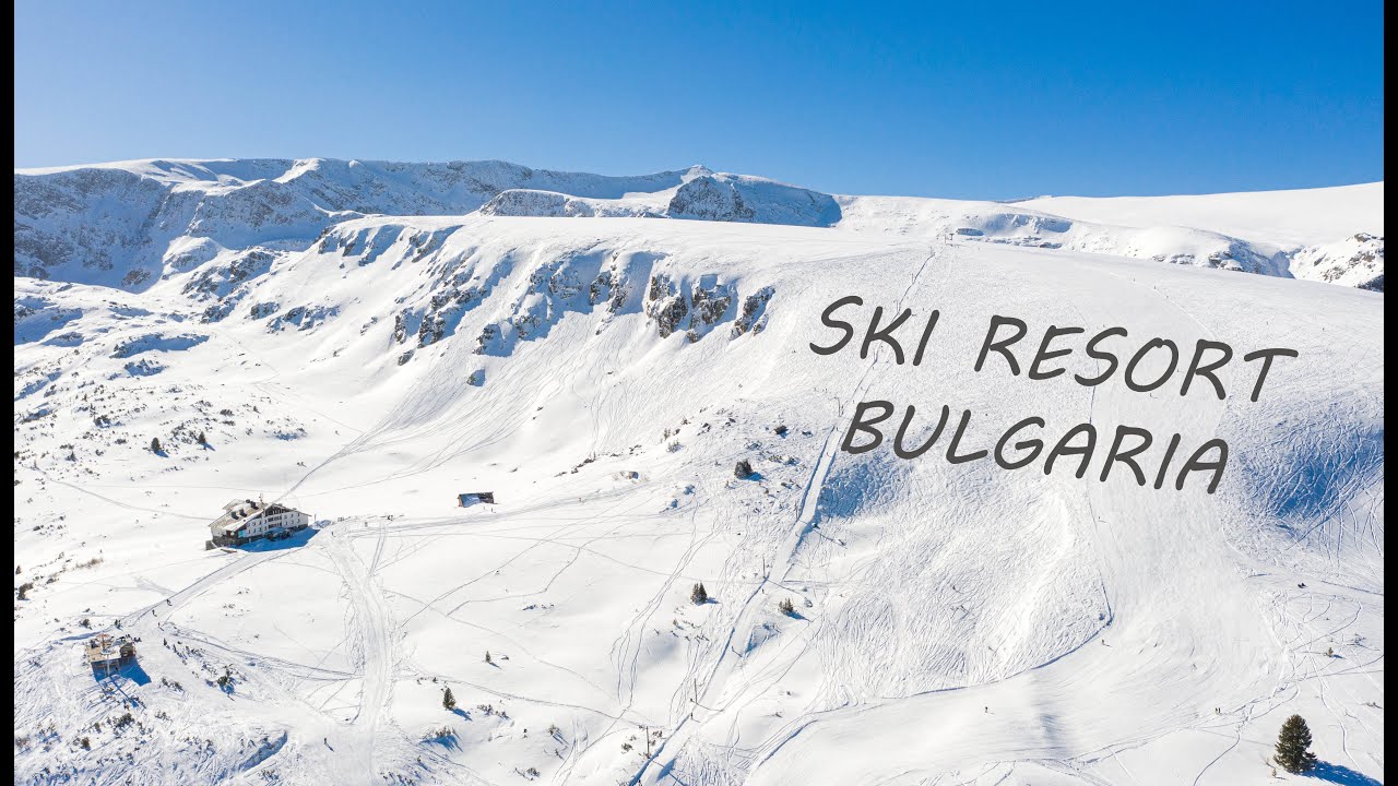 Rila lakes ski resort Bulgaria in 4K