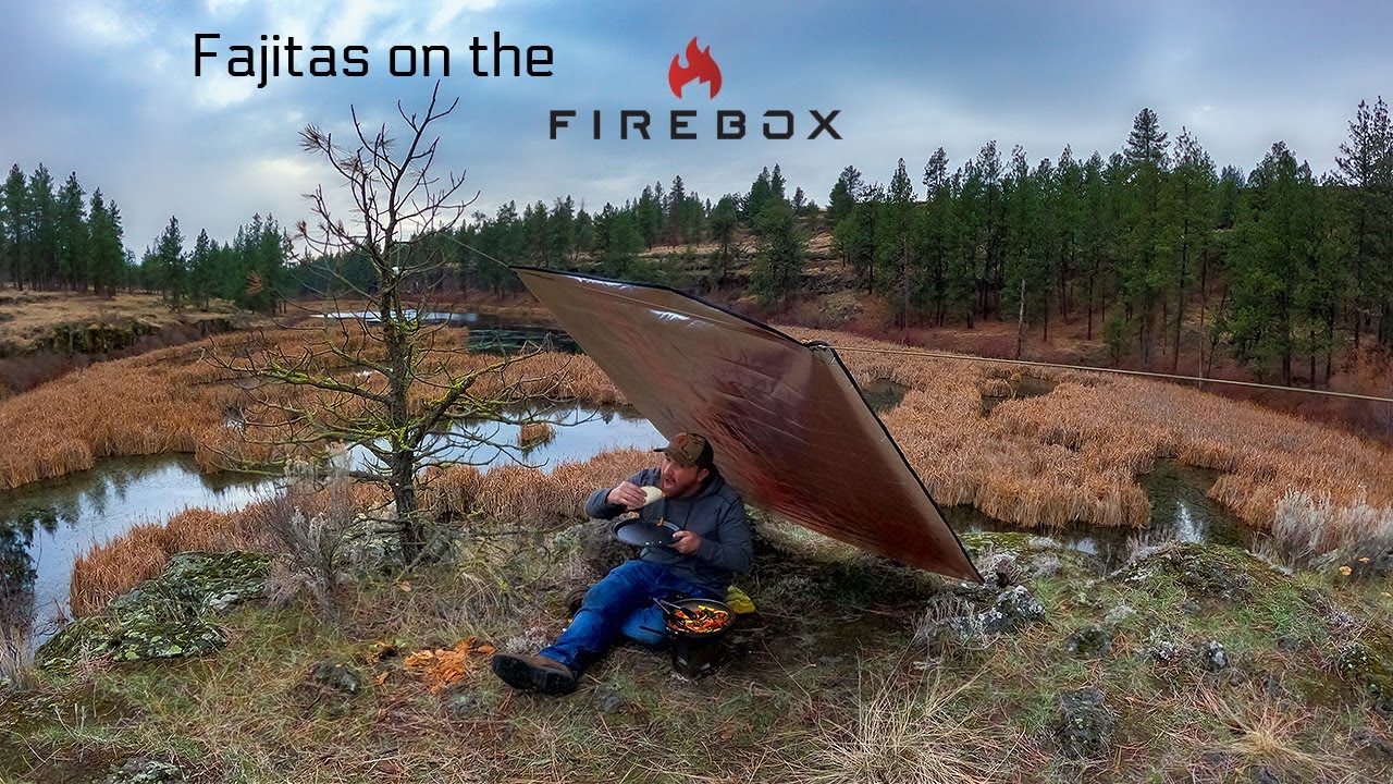 Hike And Cook Fajitas On The Firebox Stove + Geocache find!