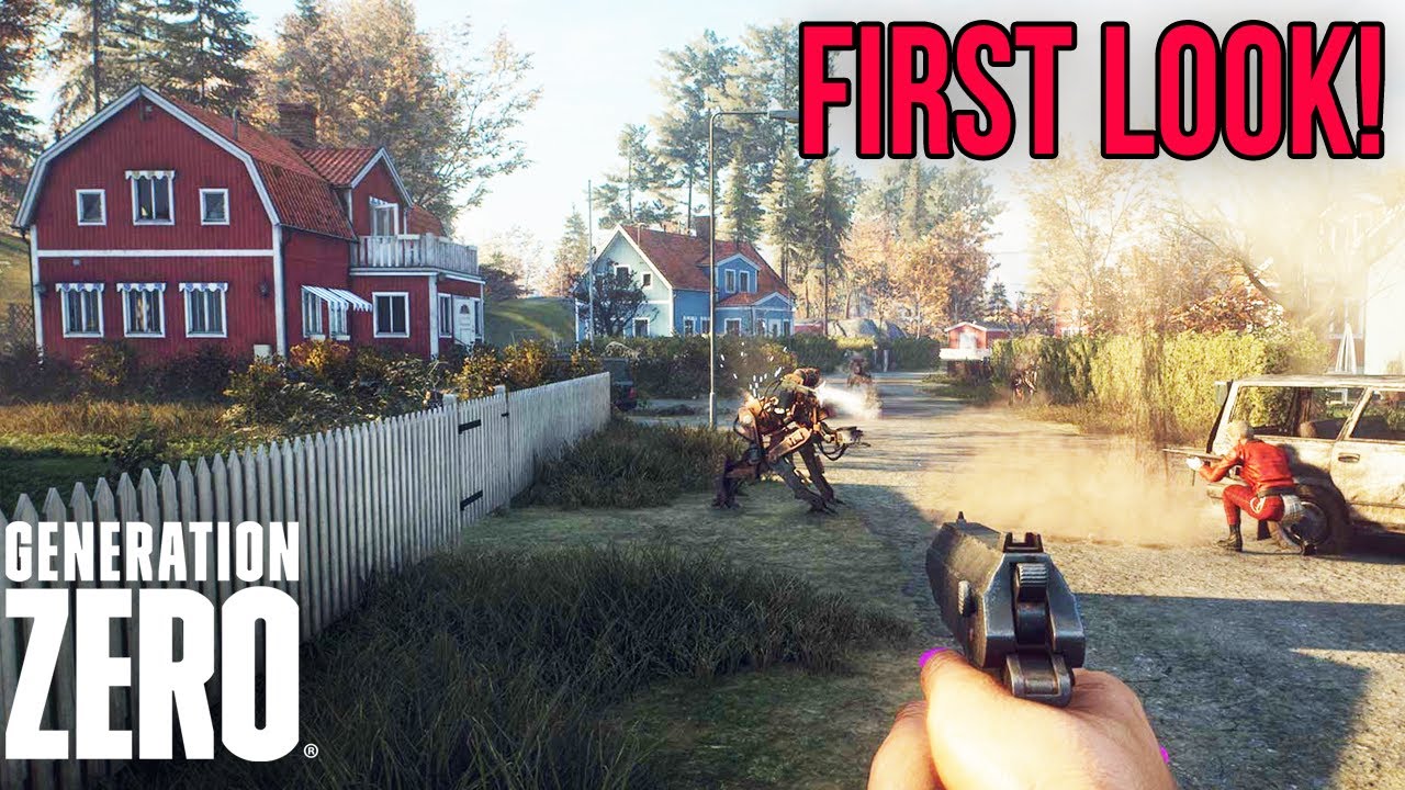 First Look at Generation Zero! | Open-world ROBOT Game | Ep01