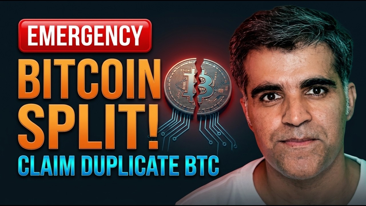 Bitcoin Emergency Split Explained: How to Claim Duplicate BTC Safely! 💸🔐