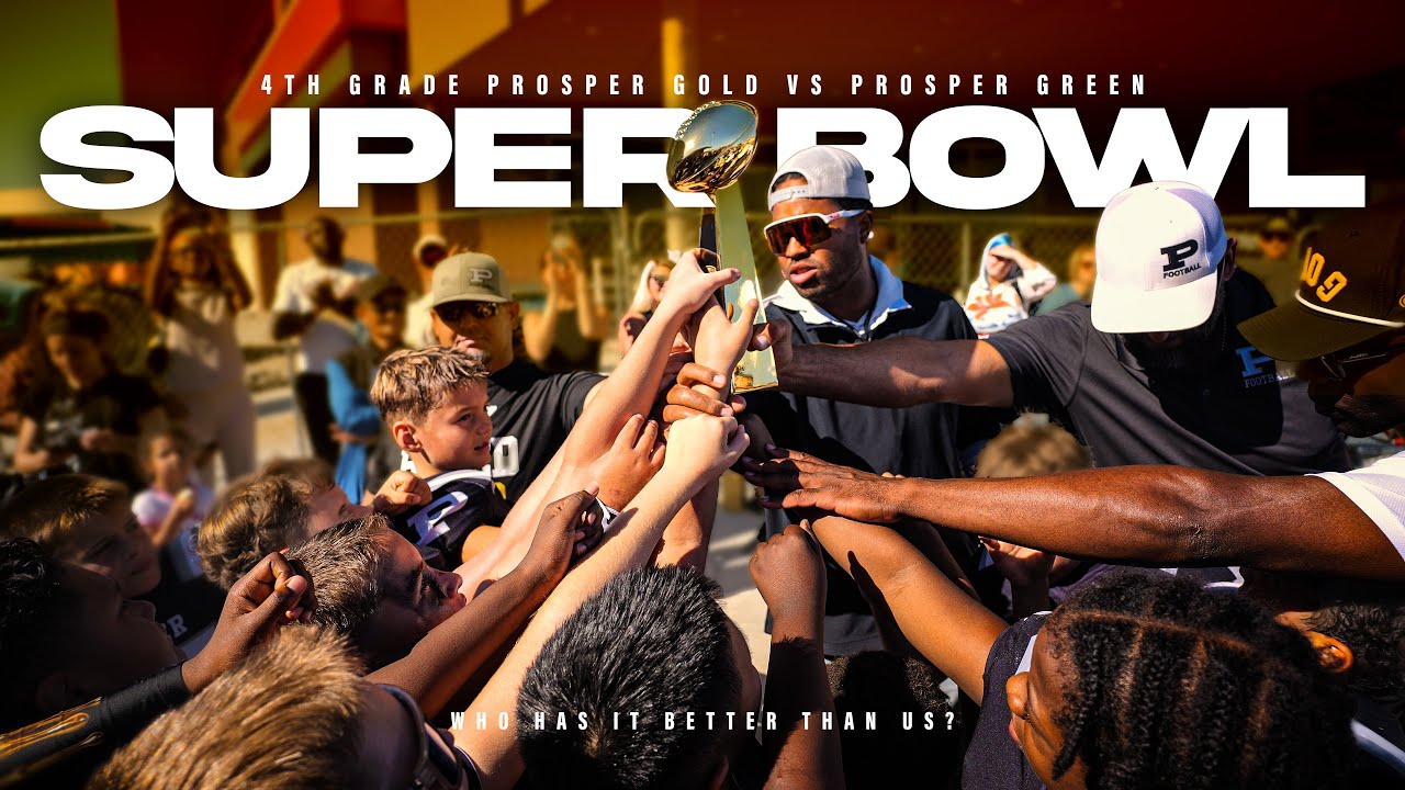 4th grade Prosper Gold vs Prosper Green | SUPER BOWL | highlights