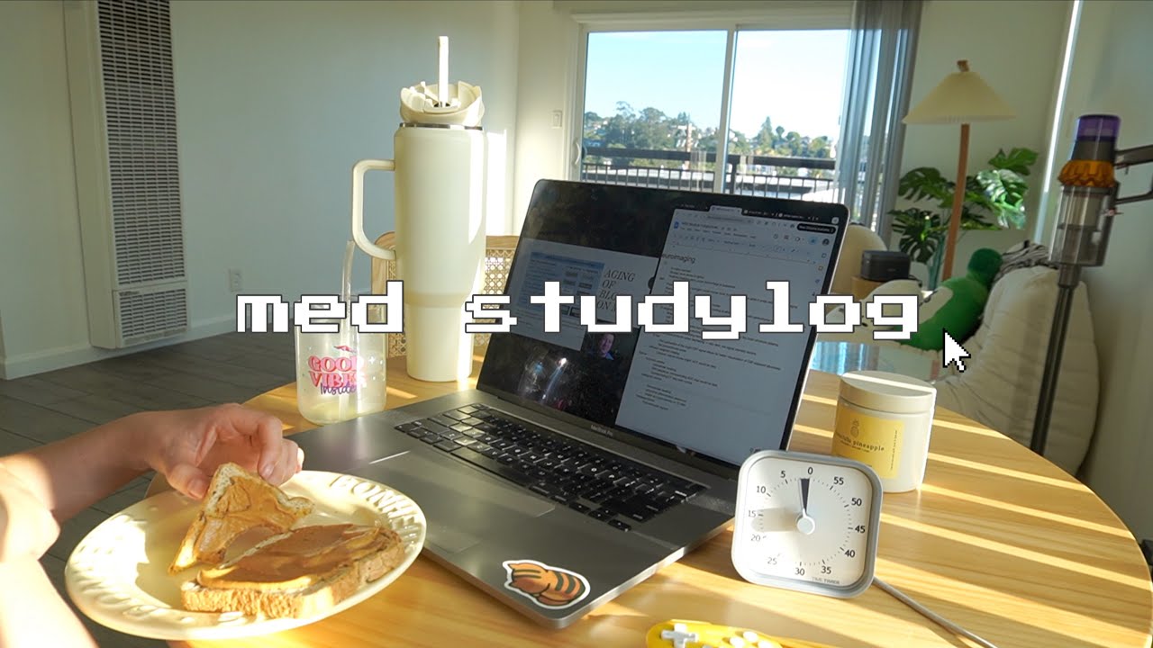 STUDY VLOG 📓★ quiet life of an introvert med student