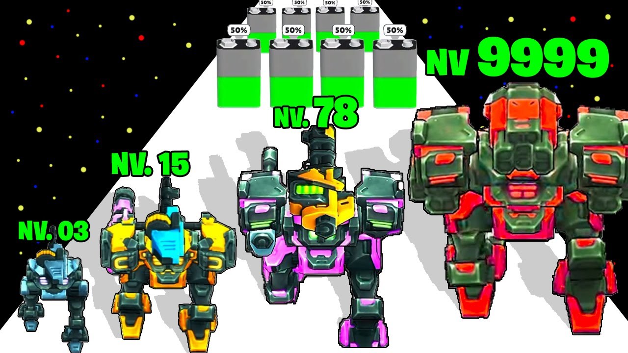 LA MEILLEURE ÉVOLUTION DE MECHA POSSIBLE ?! (Mech Runner 3D)