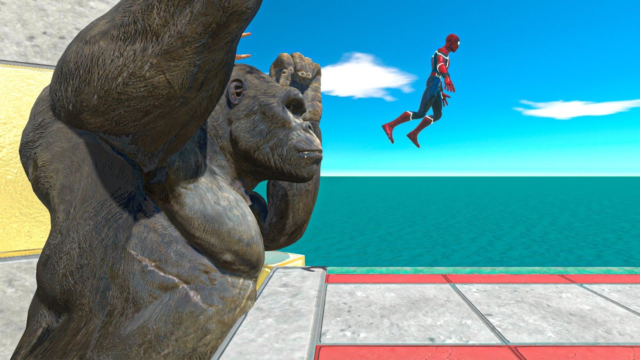 King Kong Trap and Reach The Evolution Gate - Animal Revolt Battle Simulator