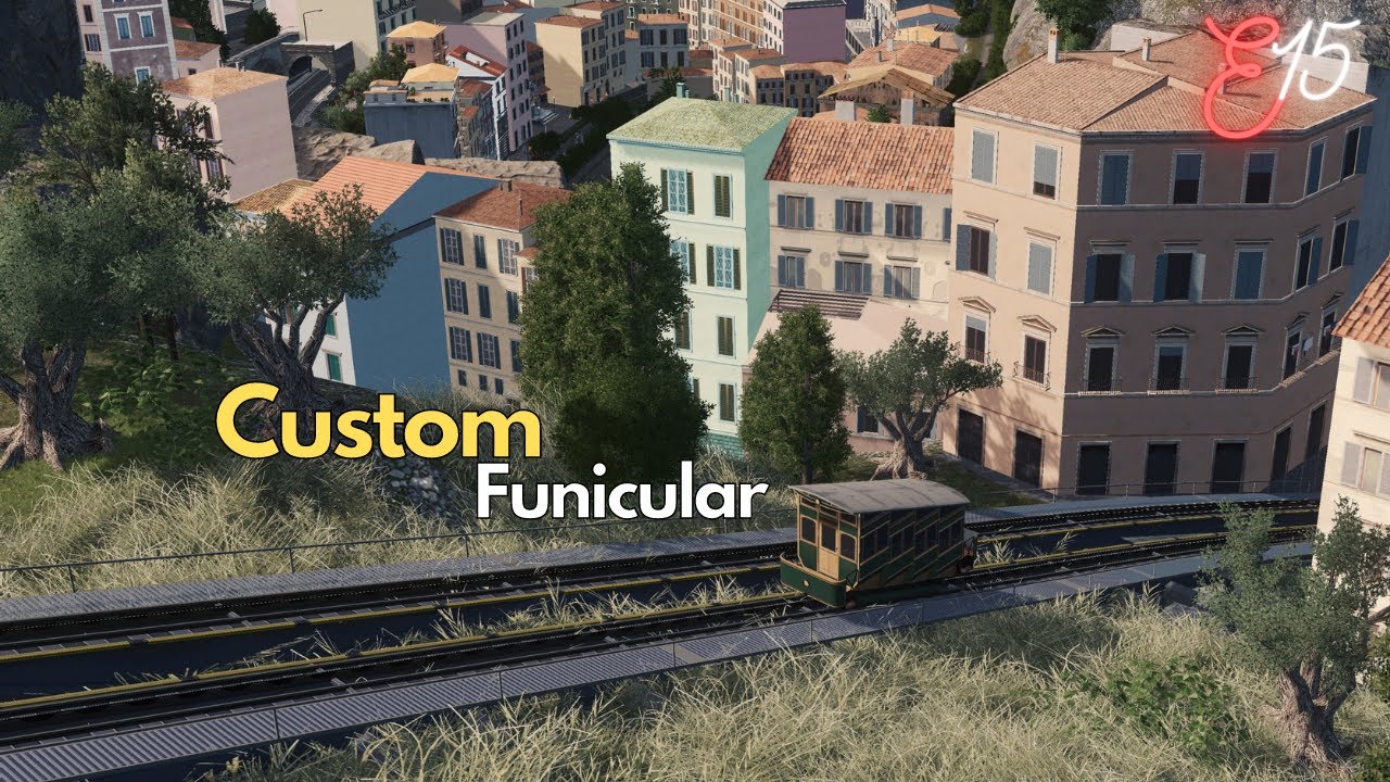 Winery with Funicular access | Cities Skylines | Europe 15