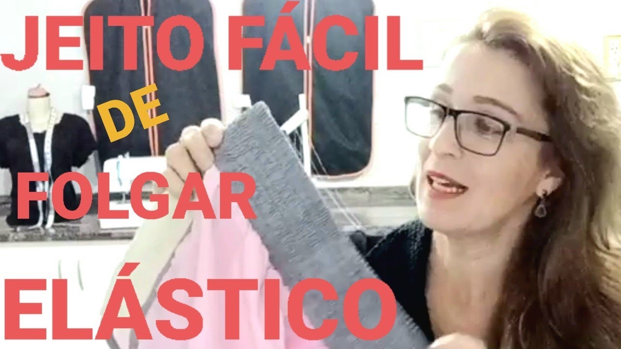 Como folgar alargar c&oacute;s com el&aacute;stico short cal&ccedil;a saia sem desmanchar o c&oacute;s(DIY)