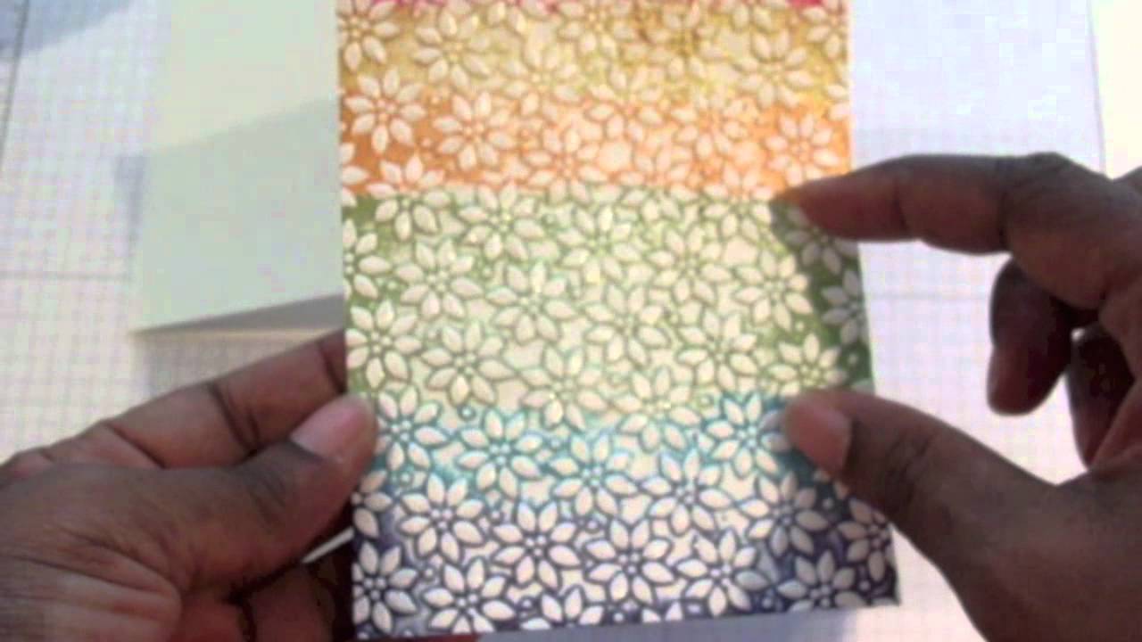 Embossing Folder Fun!