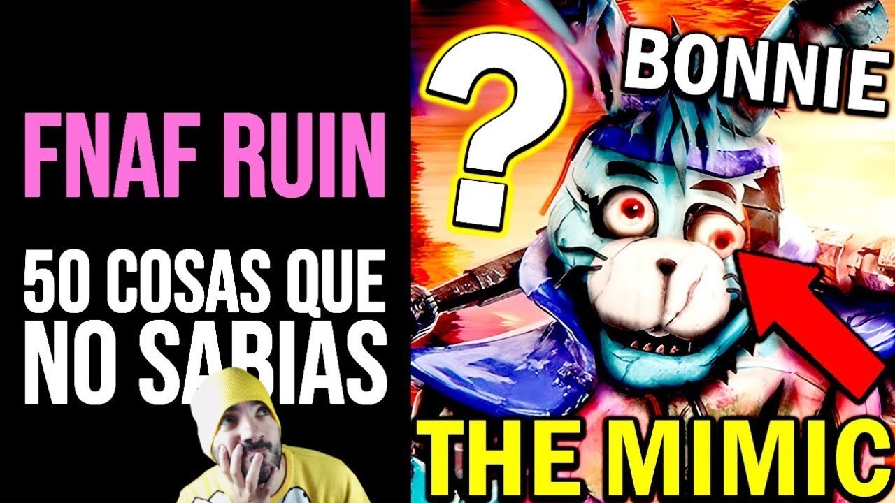iTownGamePlay REACCIONA a FNAF SECURITY BREACH RUIN DLC: 50 Cosas que NO SABÍAS | Curiosidades