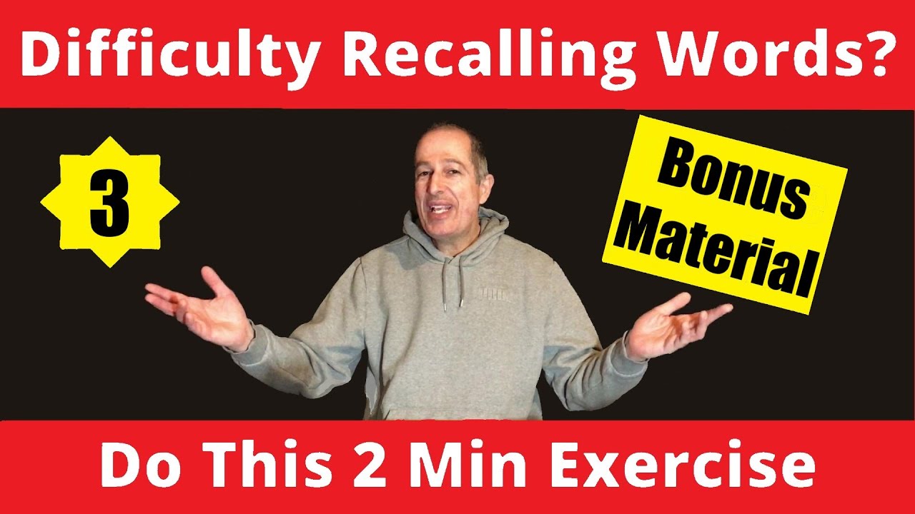 Think Faster & Improve Word Retrieval With These Brain Training Exercises - Not Just For Seniors!