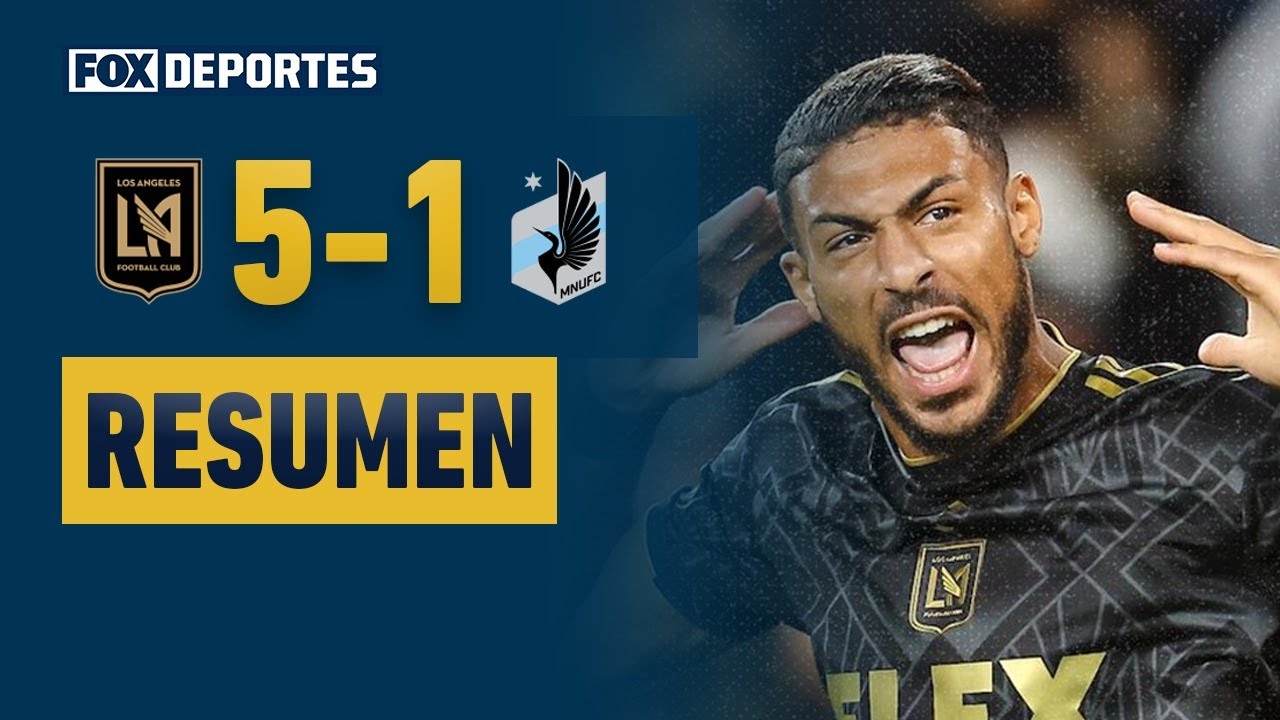 Gran noche para DENIS BOUANGA | LAFC 5-1 Minnesota United | HIGHLIGHTS | MLS en FOX |  4 de octubre