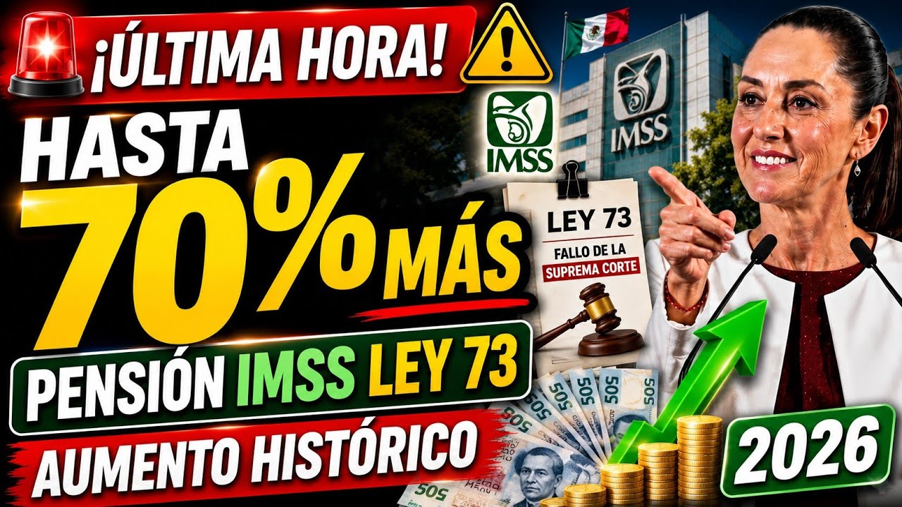 🚨IMSS Ley 73: Miles de Pensionados Recibir&aacute;n un Aumento Hist&oacute;rico | Descubre Si T&uacute; Tambi&eacute;n Calificas