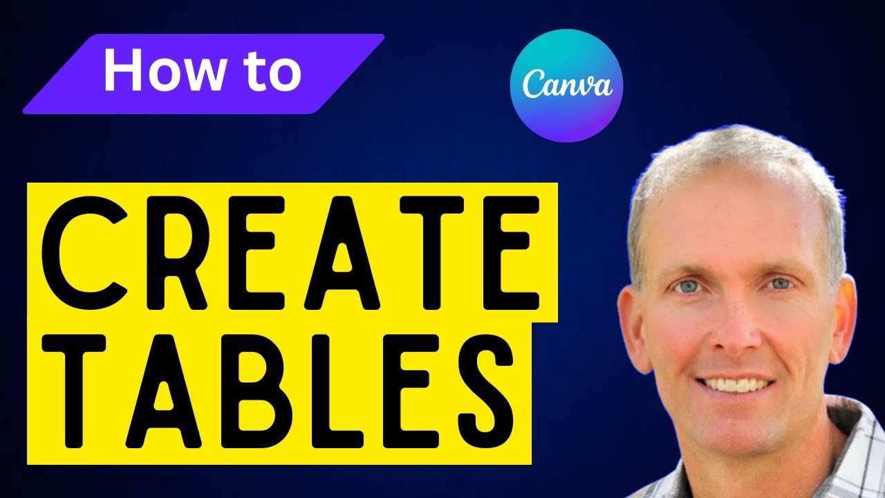 How to Make a Table in Canva | Insert, Merge, Edit, Add Text | STEP BY STEP