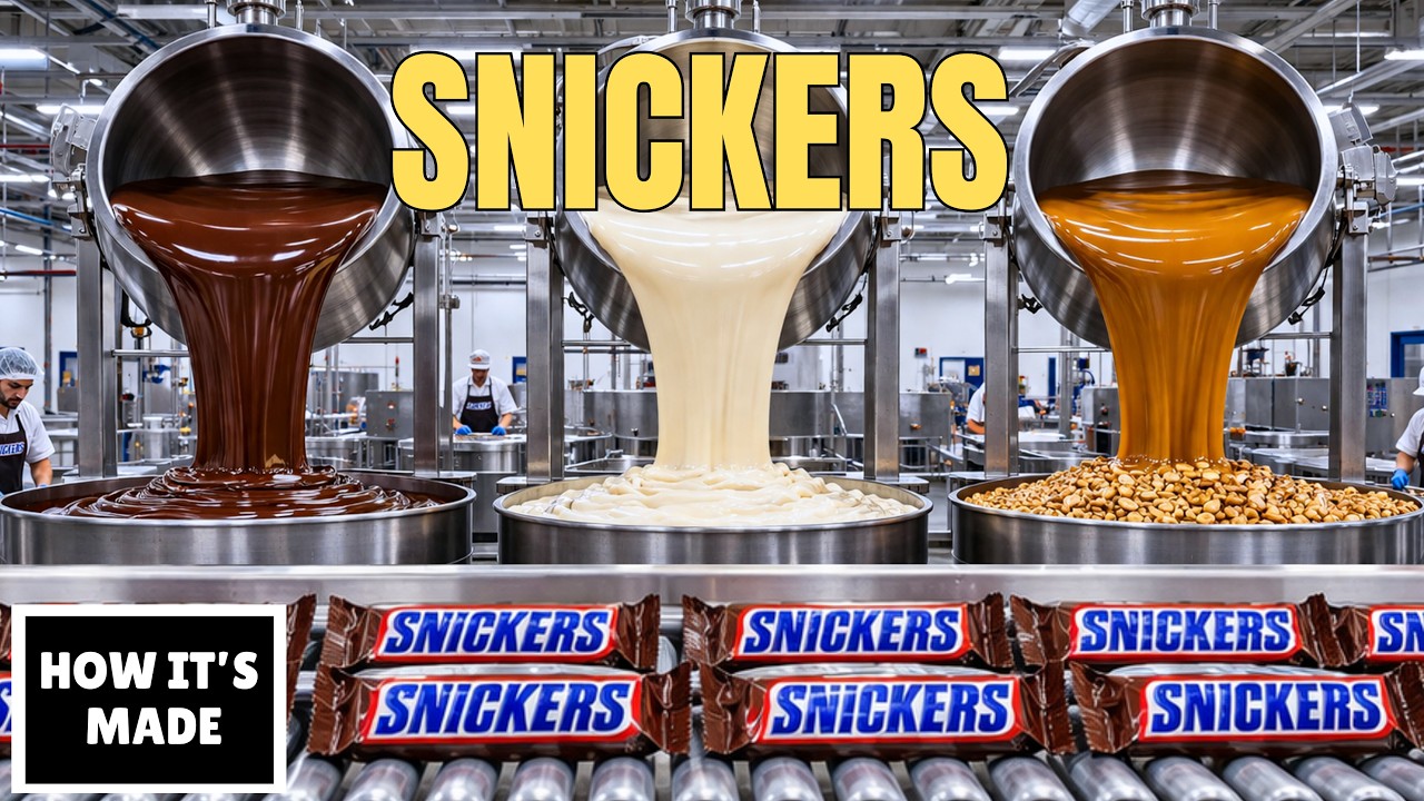How Snickers Is Made - And Why It's the World's Bestselling Candy Bar