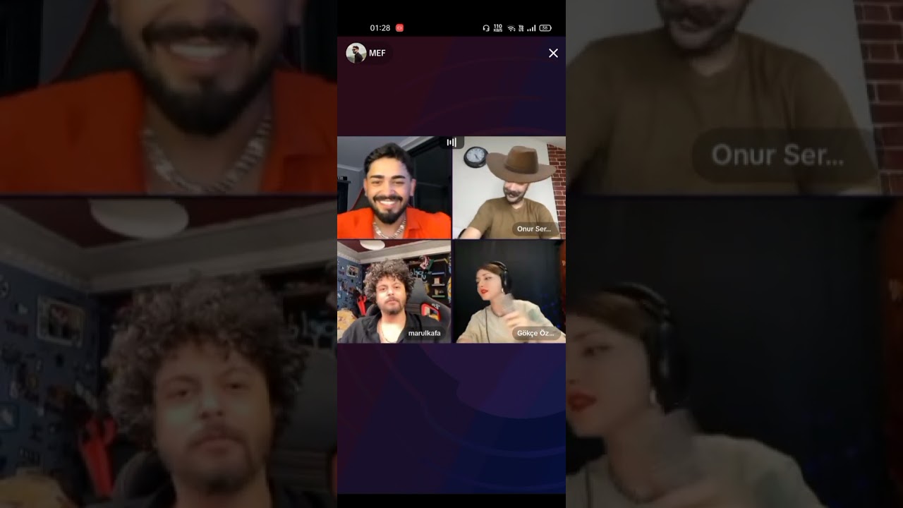 Onur'la,Gökçe:karı koca oluyor😱😧🤣Mef,Gökçe,Marul,Onur 1.kesintisiz yayın|24/07/2023|