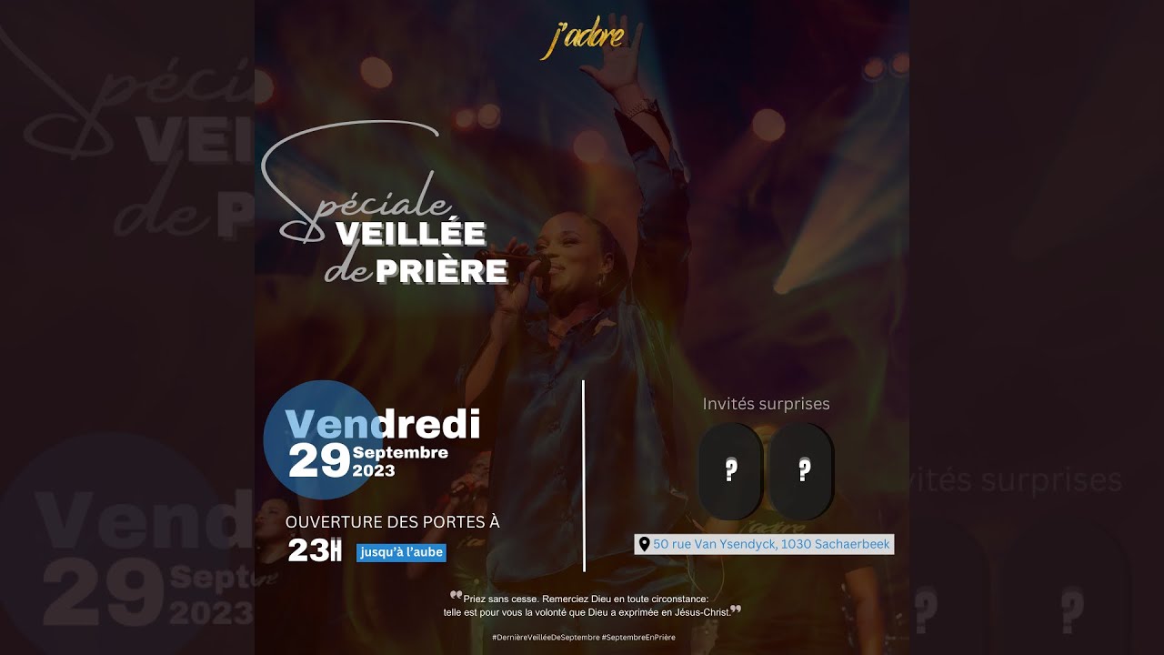 VEILLÉE J'ADORE 30/09/2023