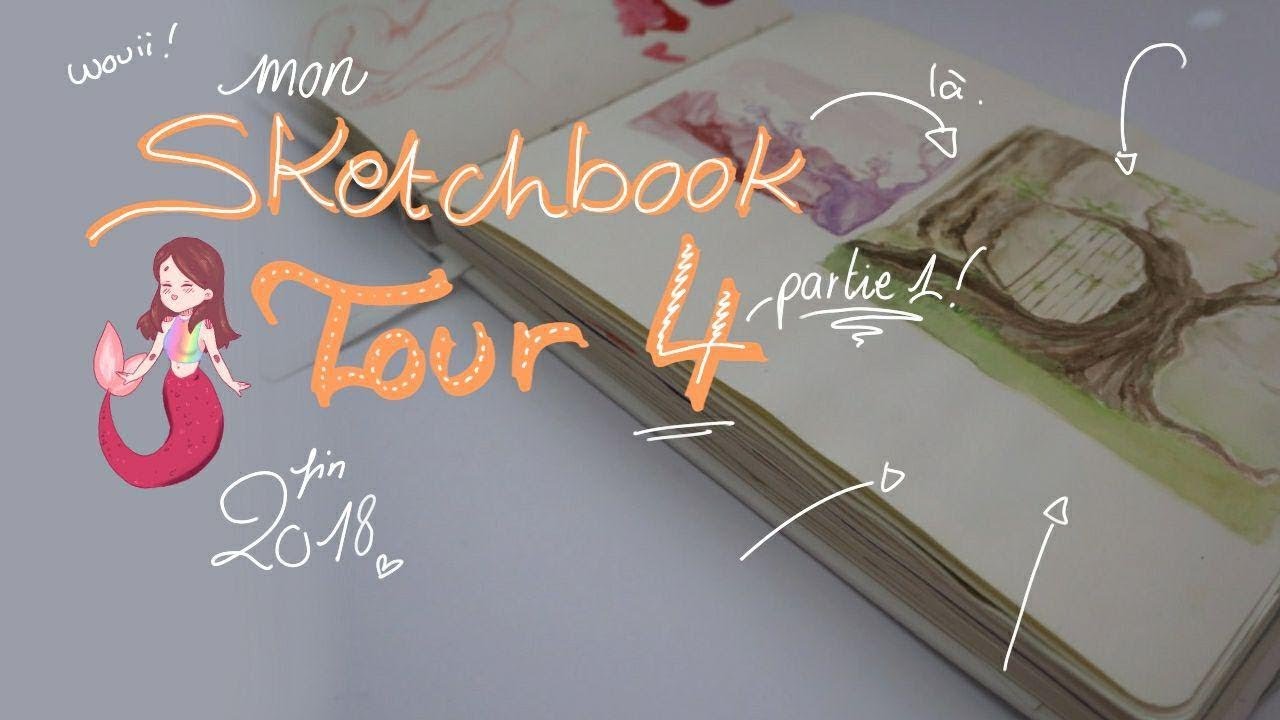 SKETCHBOOK TOUR 4/ PARTIE 1 aquarelle, feutres à alcool, gouache...
