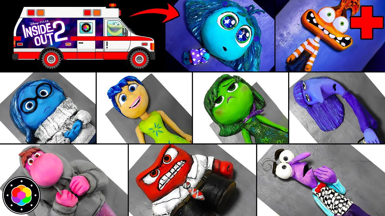 OPERANDO a TODAS las EMOCIONES de INTENSAMENTE 2!🥳😱(Ansiedad, Alegria, Envidia y) Clay | PlastiVerse